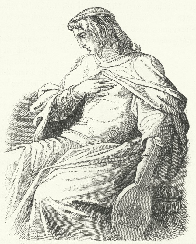 Wolfram von Eschenbach, German Knight and Poet by Moritz Ludwig von Schwind