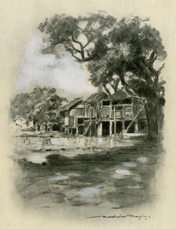 An Up Country Village by Mortimer Ludington Menpes