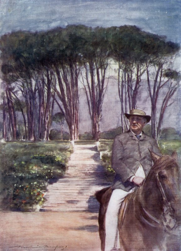 Cecil J Rhodes at Groote Schuur by Mortimer Ludington Menpes