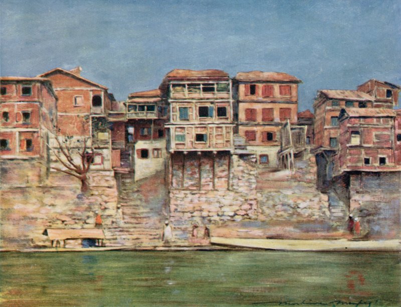 Srinagar by Mortimer Ludington Menpes