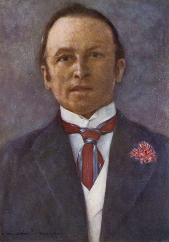Lord Curzon in his Study at Delhi by Mortimer Ludington Menpes