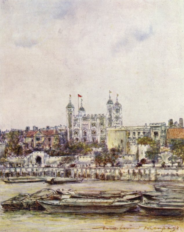 The Tower of St Magnus by Mortimer Ludington Menpes