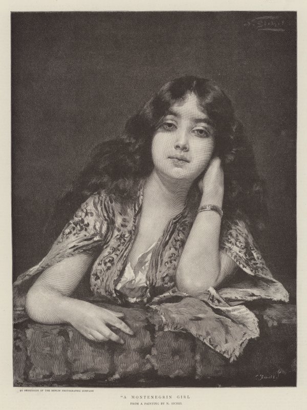 A Montenegrin Girl by Nathaniel Sichel