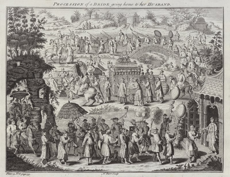 Procession of a Bride Going Home to Her Husband by Nathaniel Parr