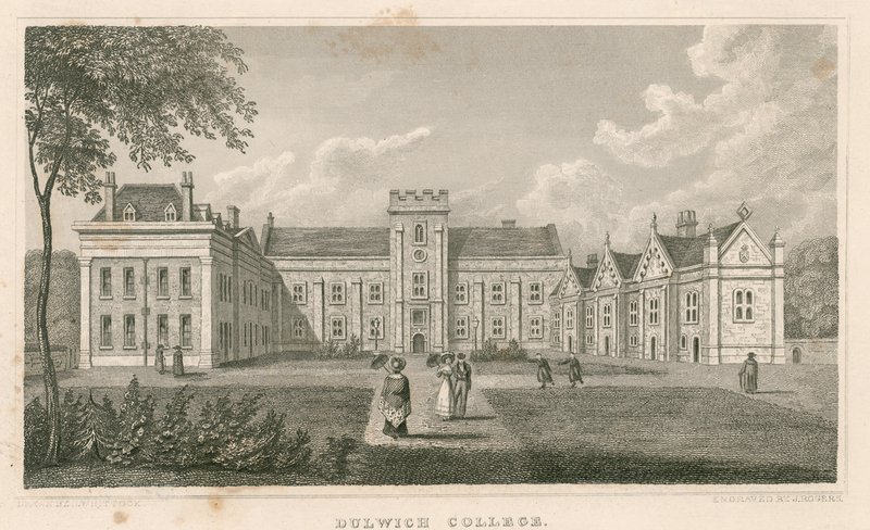 Dulwich College, London by Nathaniel Whittock
