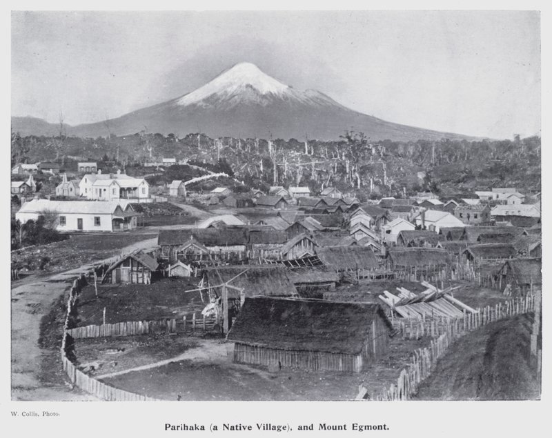 New Plymouth, New Zealand: Parihaka, a Native Village, and Mount Egmont by New Zealand Photographer