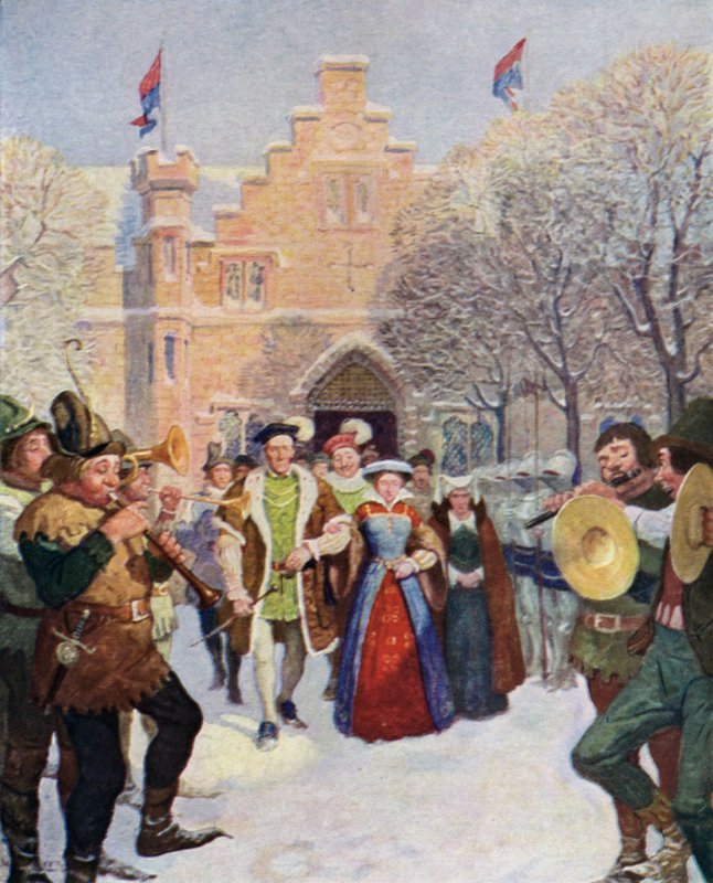 Illustration for The Black Arrow by Robert Louis Stevenson by Newell Convers Wyeth
