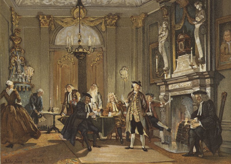 Evening Meeting, Netherlands, Mid 18th Century by Nico Steffelaar