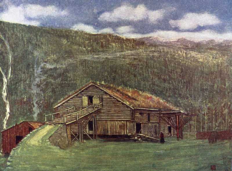 Norway: Farm-house and Mill at Gjora by Nico Jungman
