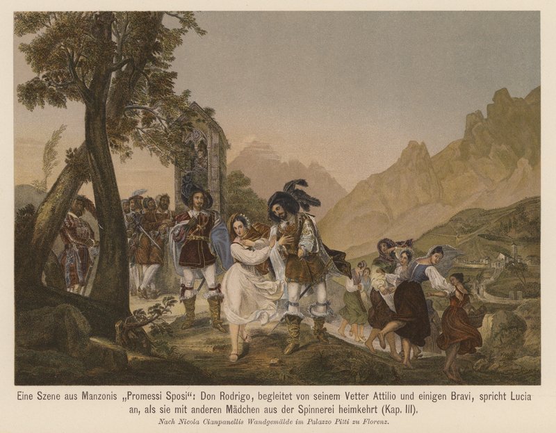 Scene from Alessandro Manzoni
