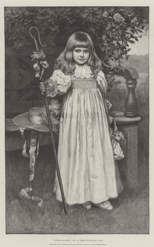 Little Bo-Peep by Norman Prescott Davies