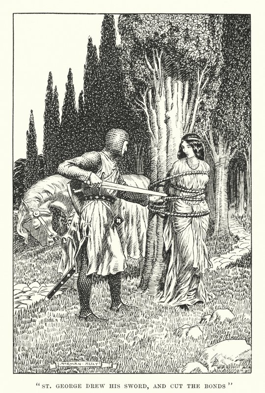 St George Drew His Sword, and Cut the Bonds by Norman Ault