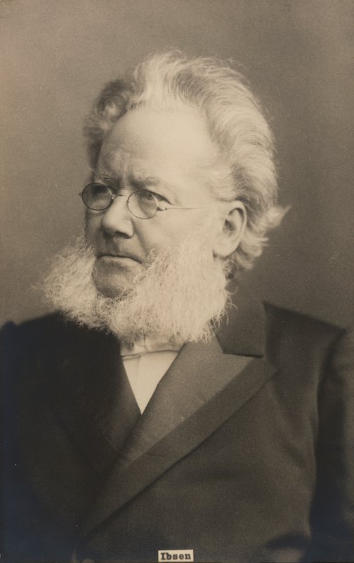 Henrik Ibsen, Norwegian playwright and poet by Norwegian Photographer