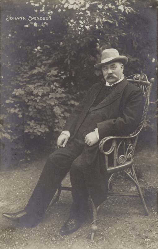 Portrait of Johan Svendsen by Norwegian Photographer