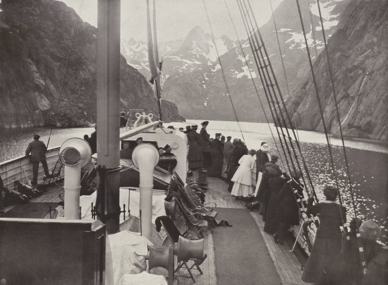 Tourist Steamer in Trold Fjord by Norwegian Photographer