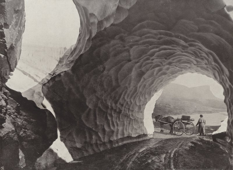 Tunnel Through Snow, Hauklid Pass by Norwegian Photographer