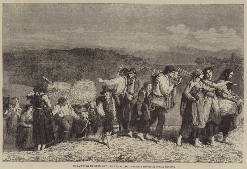 Haymaking in Germany, the Last Load by O.A. Sickert
