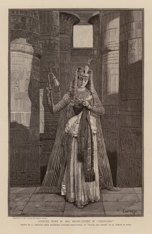 Costume Worn by Cora Urquhart Brown-Potter in Cleopatra by Oreste Cortazzo