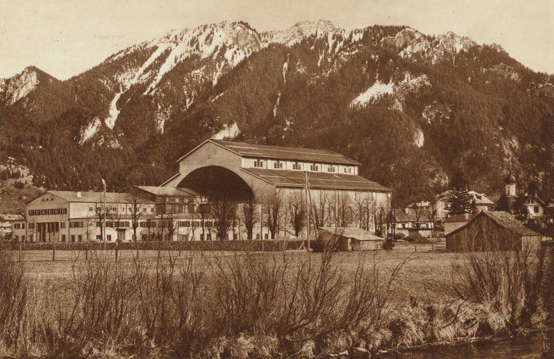The House of Passion Play in Oberammergau, View towards Laber by Otto Ballerstedt