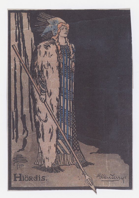 Ellen Terry as Hiordis in Ibsen