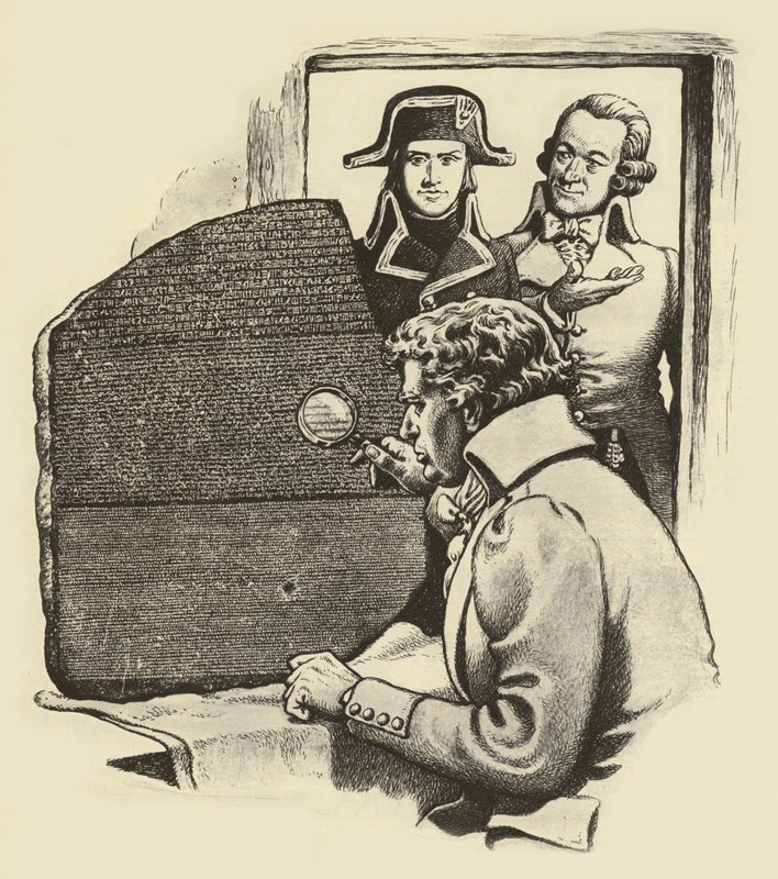 The Rosetta stone by Pat (1907 95) Nicolle