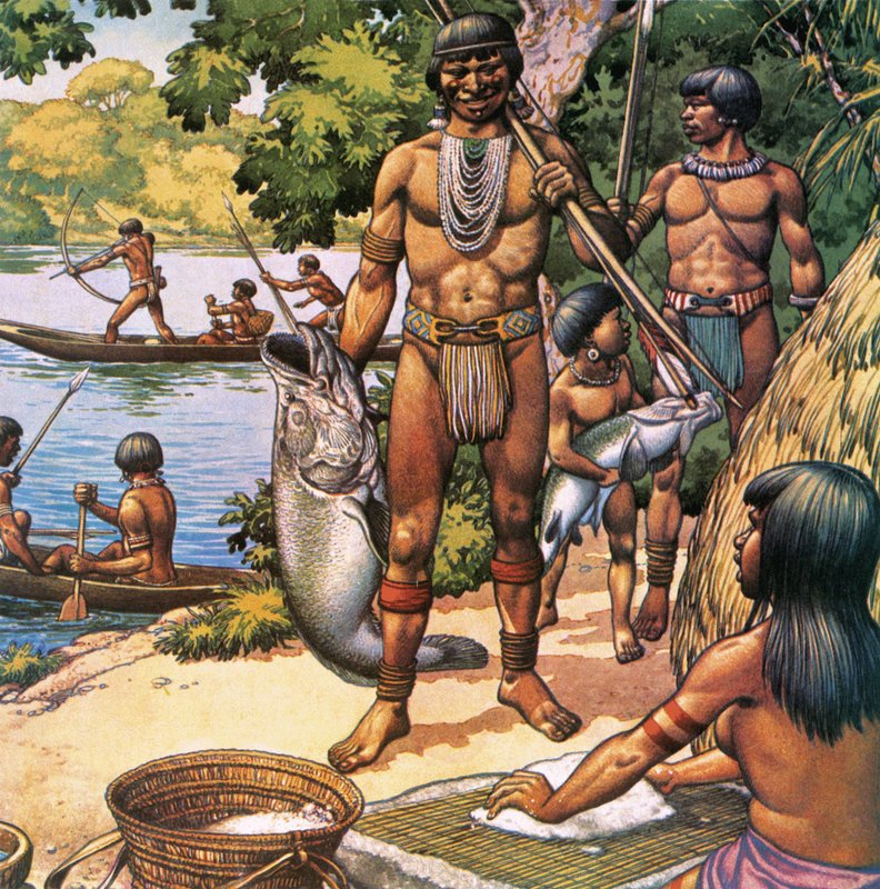 Amazon Indians by Pat (1907 95) Nicolle