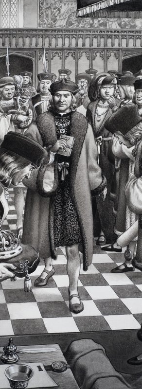 Unidentified Historical Scene by Pat (1907 95) Nicolle