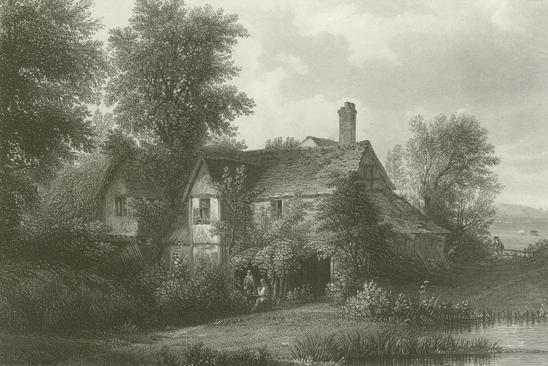 Cottage in Old Hyde Park, London by Patrick Nasmyth