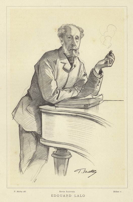 Edouard Lalo, French Composer by Paul Mathey