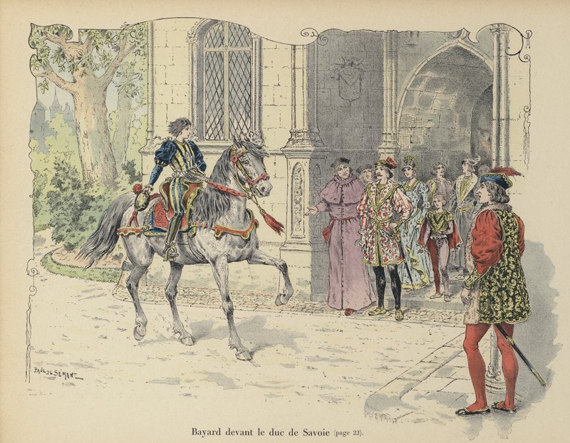 The Young Chevalier de Bayard Meeting the Duke of Savoy by Paul de Semant