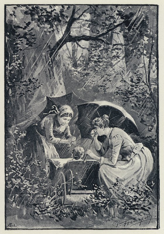 Illustration for Anna Karenina: The Storm in the Kolok Woods by Paul Frenzeny