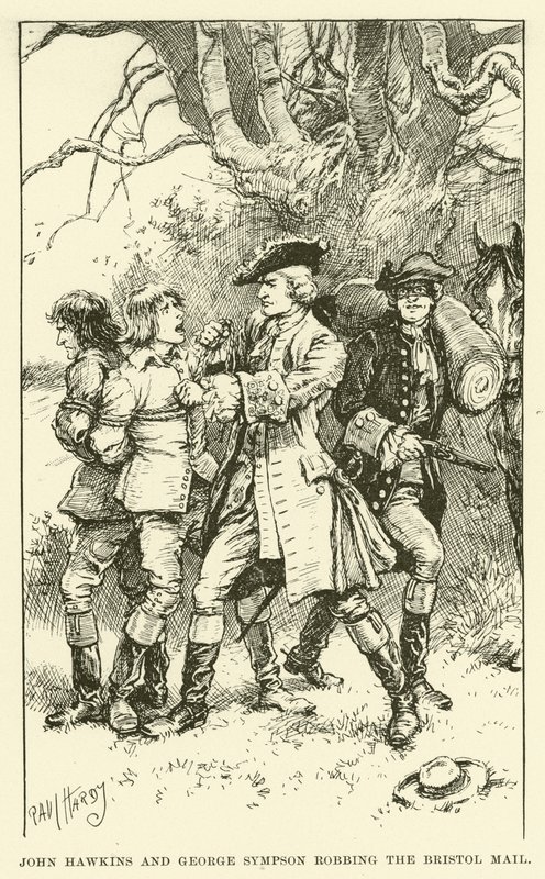 John Hawkins and George Sympson Robbing the Bristol Mail by Paul Hardy