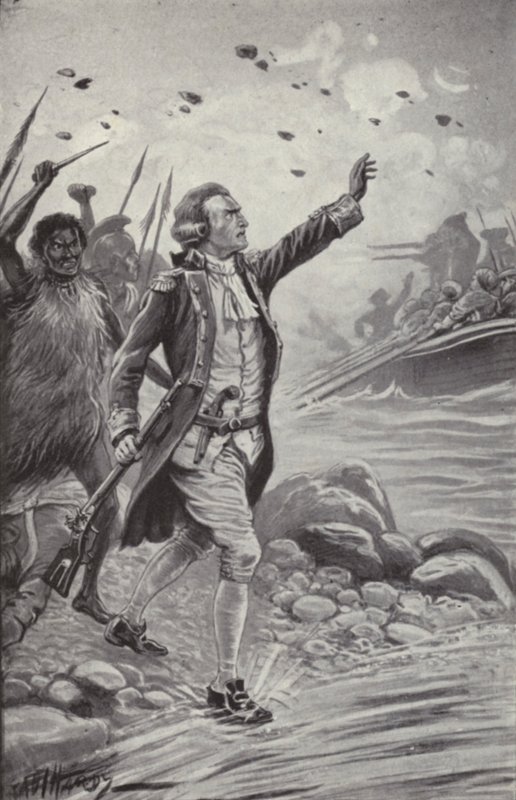 The Fatal Fight with the Natives of Owhyee by Paul Hardy
