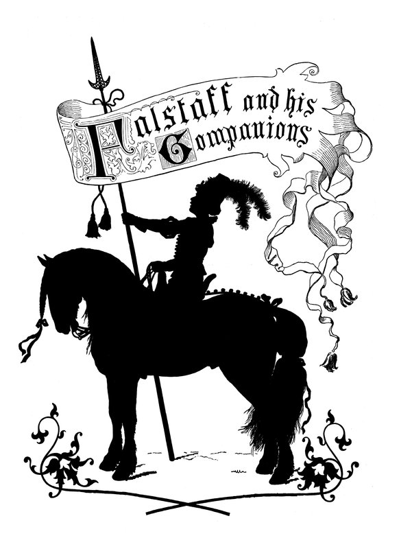 Frontispiece from Falstaff and His Companions by Paul Konewka