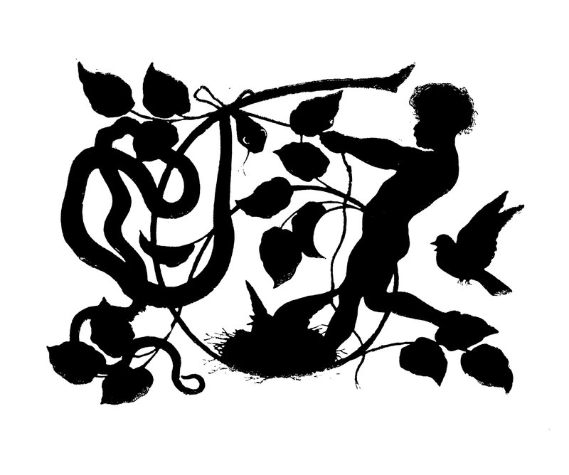 Silhouette for Puks Natlige Bedrifter by Paul Konewka