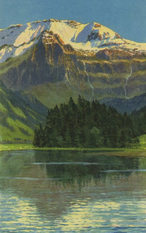 Swiss Spas: Lenk i S, Lake of Lenk and Wildstrubel by Paul Kutscha