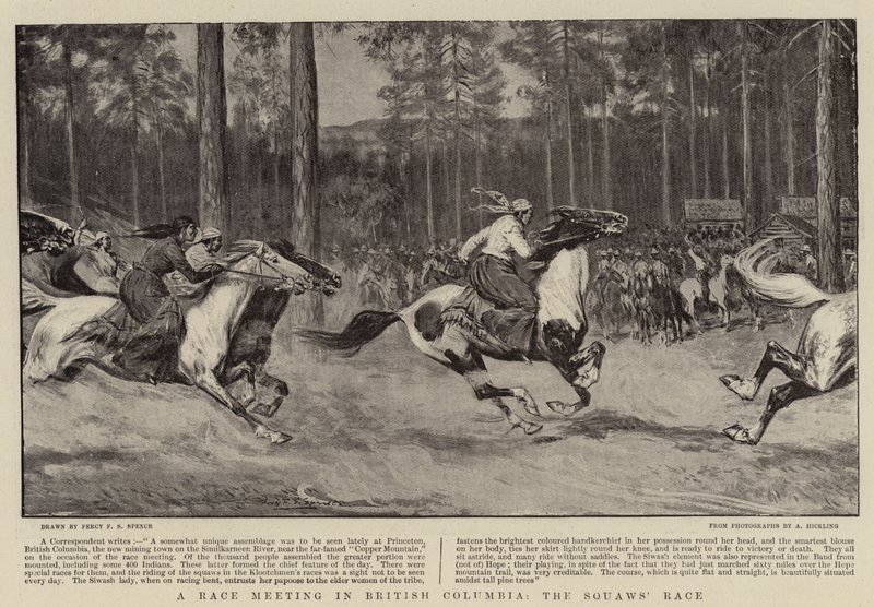 A Race Meeting in British Columbia, the Squaws