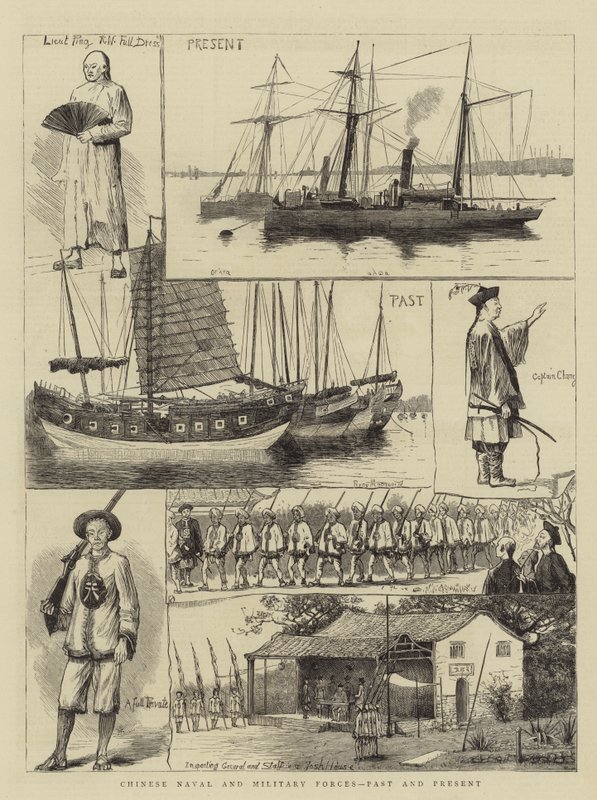 Chinese Naval and Military Forces, Past and Present by Percy Macquoid