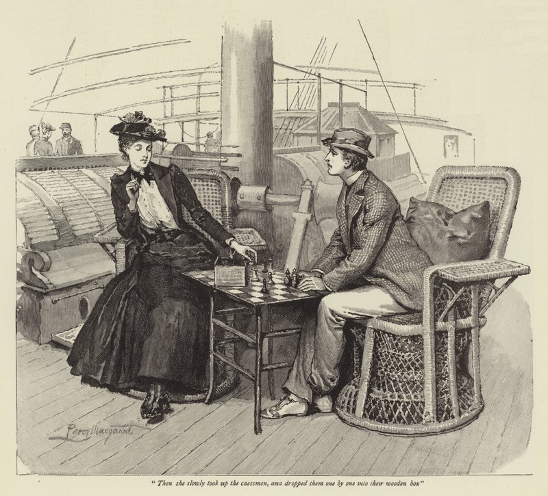 Illustration for A Delusion, by Theresa I Macquoid by Percy Macquoid