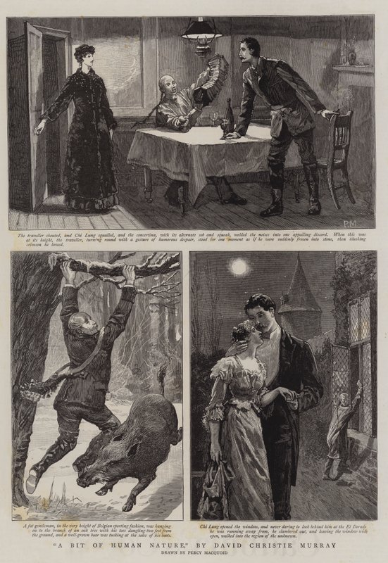 A Bit of Human Nature, by David Christie Murray by Percy Macquoid