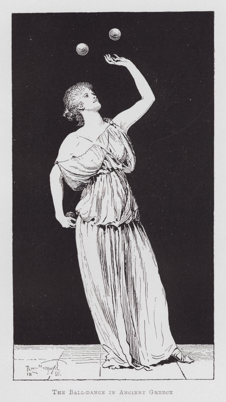 Dancing: The Ball-dance in Ancient Greece by Percy Macquoid