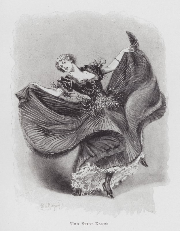 Dancing: The Skirt Dance by Percy Macquoid