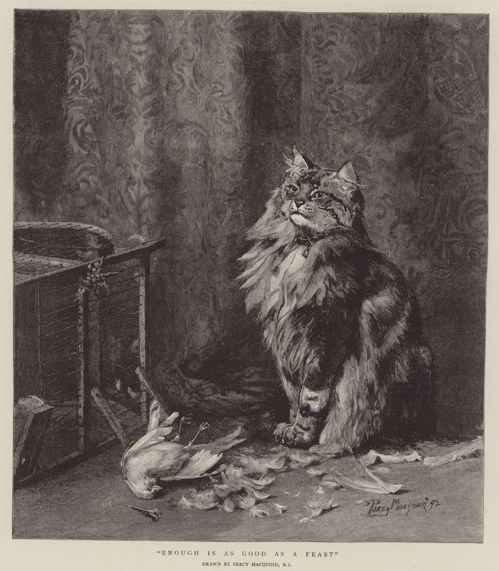 Enough is as Good as a Feast by Percy Macquoid