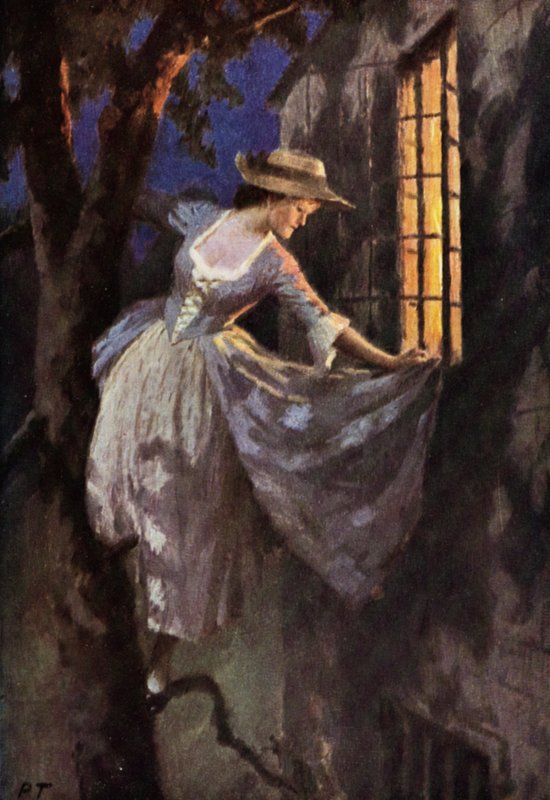 Illustration for Wuthering Heights by Emily Bronte by Percy Tarrant