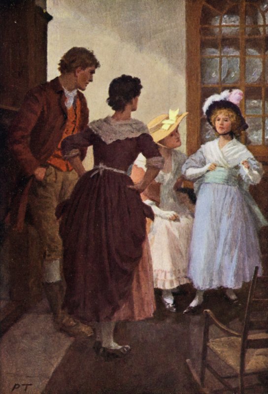 Illustration for Wuthering Heights by Emily Bronte by Percy Tarrant