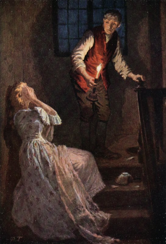 Illustration for Wuthering Heights by Emily Bronte by Percy Tarrant