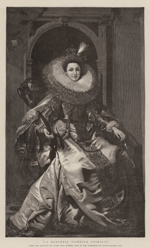 La Marchesa Isabella Grimaldi by Peter Paul Rubens