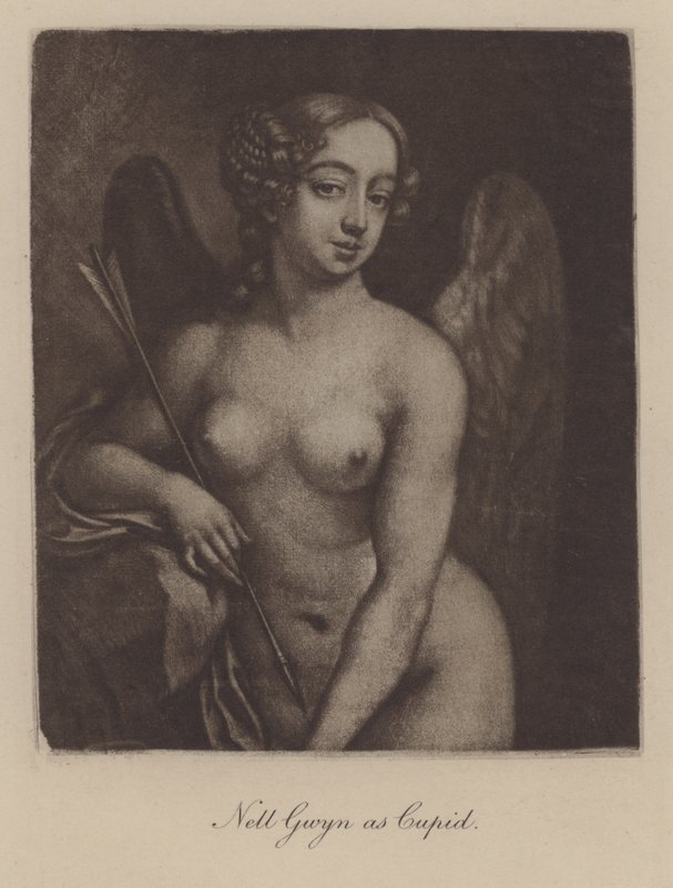 Nell Gwyn as Cupid by Peter Cross