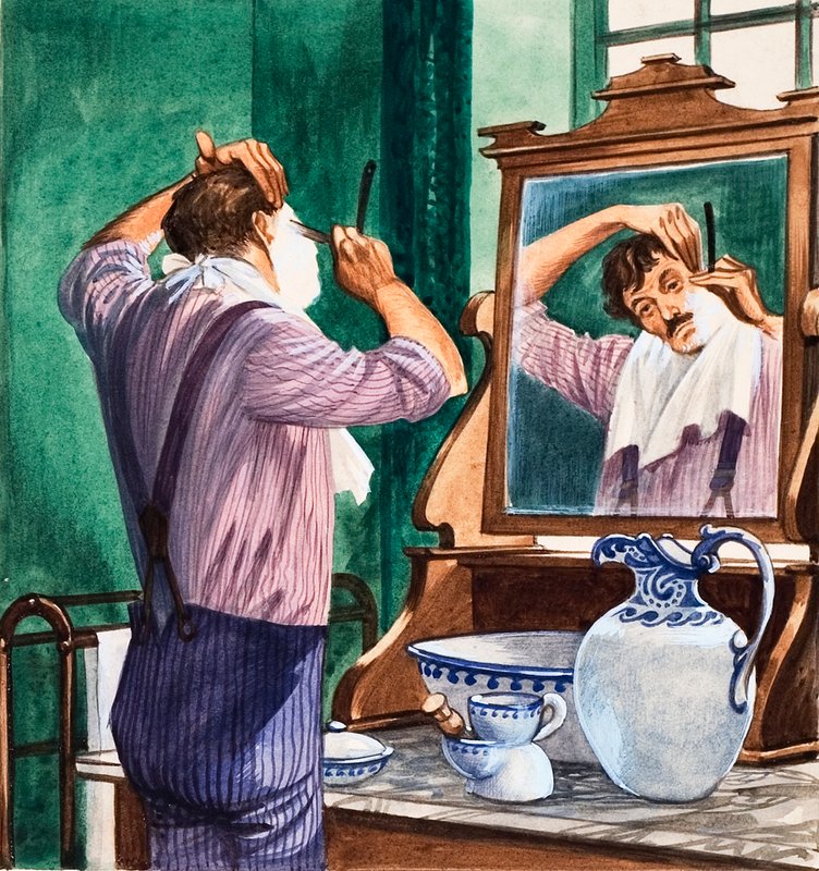 Shaving by Peter Jackson