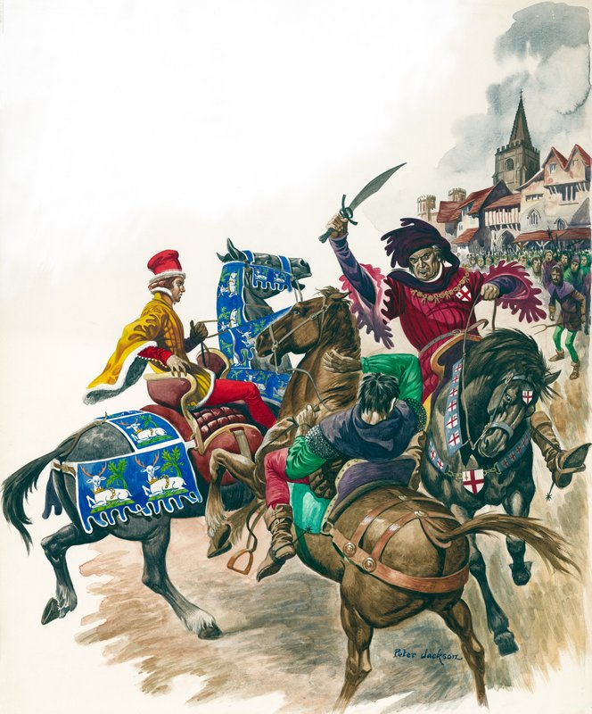 The Mayor of London attacks Wat Tyler (d.1381) by Peter Jackson